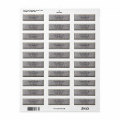 Étiquette Bois rustique Écorce d'arbre de texture (Feuille entière)