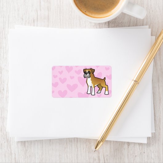 Étiquette Boîte de dessin (En situation)