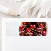 Étiquette bol de cerises (En situation)