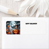 Étiquette Bon enfant d'Halloween (En situation)