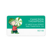 Étiquette Bonbon de menthe de Linus (Devant)