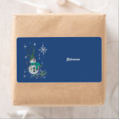 Étiquette Bonhomme de fantaisie (En situation)