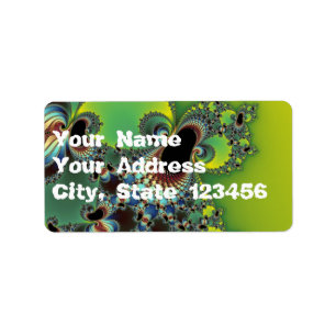 Étiquette Bonjour - Fractal