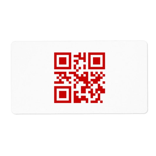 Étiquette Bonne année ! — Code QR (Devant)