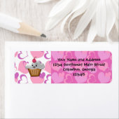 Étiquette Bonne Cupcake Valentine (En situation)