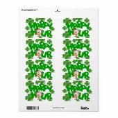 Étiquette Bonne heure (Feuille entière)