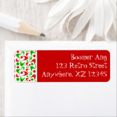 Étiquette Boomerangs de Noël (En situation)