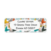 Étiquette Boomerangs et Corks (Devant)