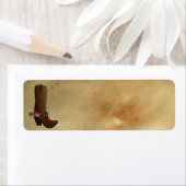 Étiquette Boot cowboy occidental (En situation)