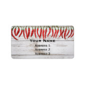 Étiquette Border de Pepper (Devant)