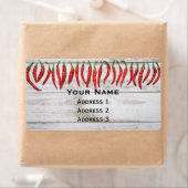 Étiquette Border de Pepper (En situation)