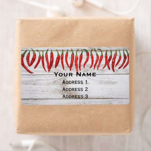 Étiquette Border de Pepper (En situation)