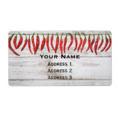 Étiquette Border de Pepper (Devant)