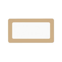 Bordure couleur unie brun foncé blanc