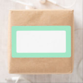 Étiquette Bordure de couleur ferme verte (En situation)