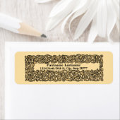 Étiquette Bordure de remplissage vintage (En situation)