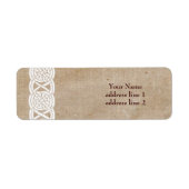 Étiquette Bordure décorative de noeud celtique (Devant)