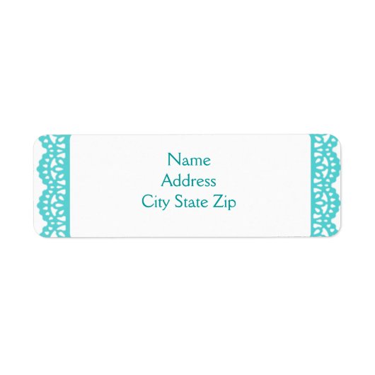 Étiquette Bordure vide (Devant)