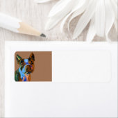 Étiquette Boston Terrier (En situation)