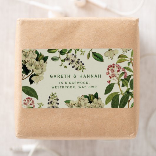 ÉTIQUETTE BOTANIQUE (En situation)