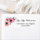 Étiquette botanique fleurie (En situation)