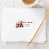 Étiquette Botte de cow-boy classique à l'ouest sauvage et ca (En situation)