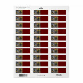 Étiquette Bottes de cowboy Rustique Western Horse Tournesols (Feuille entière)