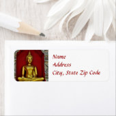 Étiquette Bouddha d'or (En situation)