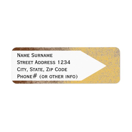 Étiquette Boue Lover Brown Splash Vieille Peinture +Choisir  (Devant)