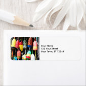 Étiquette Bouées de pêche - Maine (En situation)