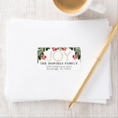 Étiquette Boughs joyeux de Holly (En situation)