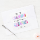 Étiquette bougie produit étiquette holographique j (Enveloppe)