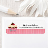 Étiquette Boulangerie Cupcake (En situation)