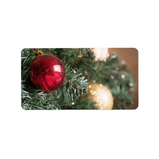 Étiquette Boule de Noël (Devant)