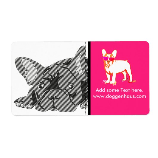 Étiquette Bouledogue de Lignes (Devant)