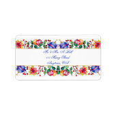 Étiquette Boules de Noël Waterton (Devant)