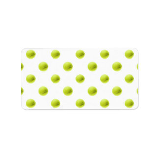 Étiquette Boules de tennis Green Lime Ball Arrière - plan