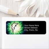 Étiquette Boulon éclair (En situation)