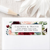 Étiquette Bouquet Bourgogne (En situation)