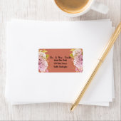 Étiquette Bouquet de fleurs (En situation)