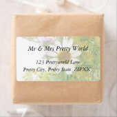 Étiquette Bouquet de fleurs d'été (En situation)