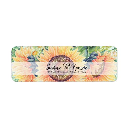 Étiquette Bouquet de fleurs pour toutes les occasions (Devant)