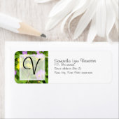 Étiquette Bouquet Spring (En situation)