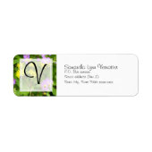 Étiquette Bouquet Spring (Devant)