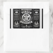 Étiquette Bourbon vintage (Sac)