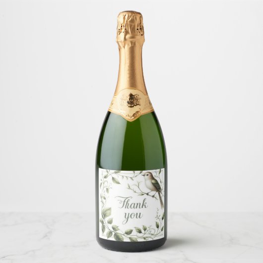 étiquette bouteille de champagne (Devant)