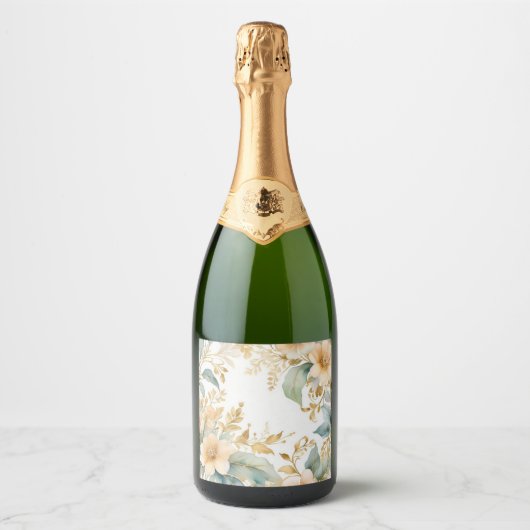 étiquette bouteille de champagne (Devant)