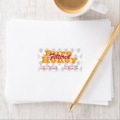 Étiquette Bouteille de jarre de miel filtrée Queen Bee (En situation)