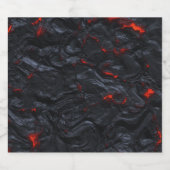 étiquette bouteille de lave (Étiquettes simples)