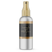 Étiquette bouteille de luxe Black & Gold Cosmetics